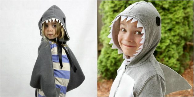 如何制作鲨鱼服装