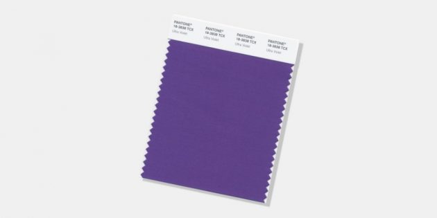 צבעים אופנתיים של 2018: Ultra Violet