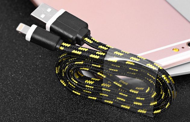 Cable para iPhone de China: cable de datos sincronizado de 8 clavijas trenzado de nylon