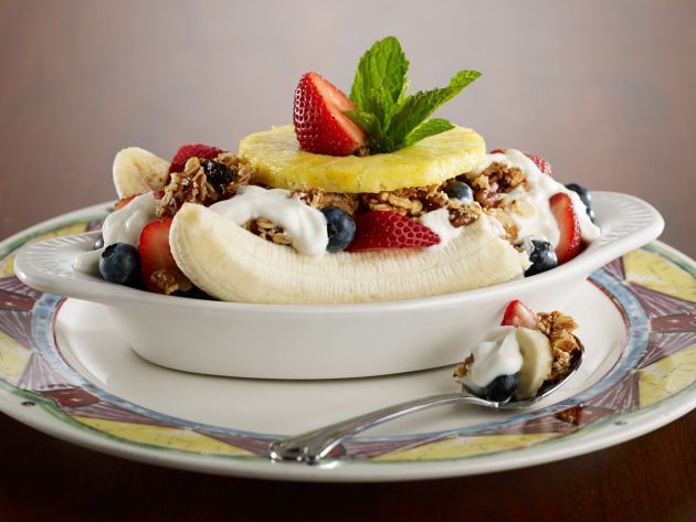 sund morgenmad: banan dessert