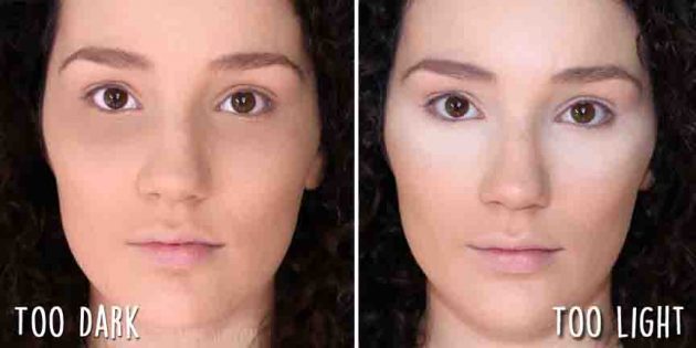 Fehler im Make-up: Concealer