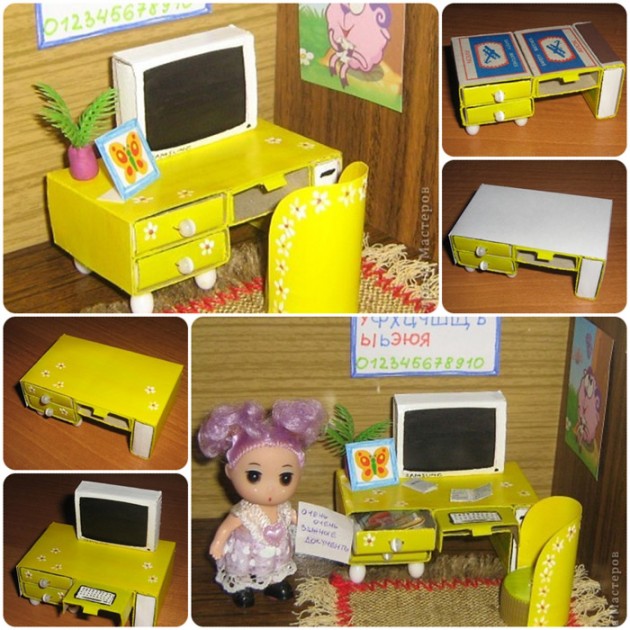 Počítačový stůl pro panenky