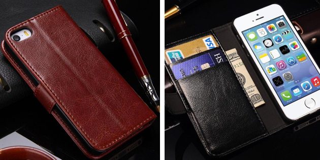 Cheap iPhone cases: Leather case