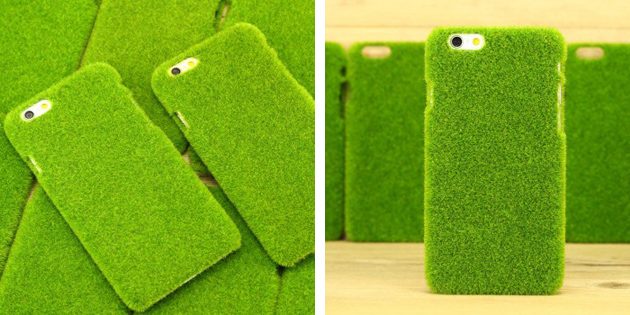 Cheap iPhone cases: Pouch-grass