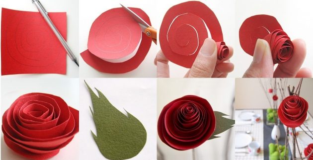 Πώς να φτιάξετε τριαντάφυλλο από χαρτί