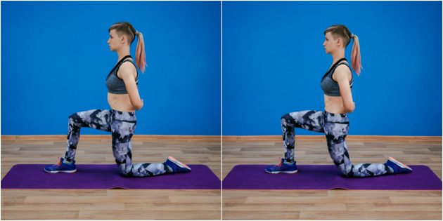Stretching af hip flexor muskler