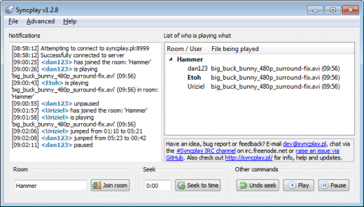 VLC Syncplay Interface Module for VLC