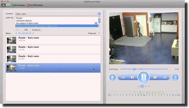 software pro video sledování: Sighthound Video