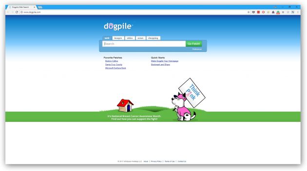 Dogpile网站