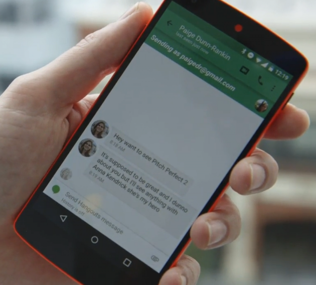 Android 6.0 Marshmallow。 Google即时通话任何应用程序
