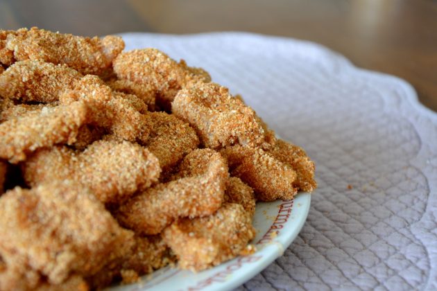 Homemade chicken nuggets