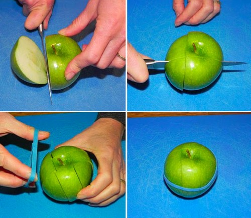 cómo hacer que la manzana no sea oscura