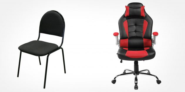 כיסא עם תמיכה בצוואר