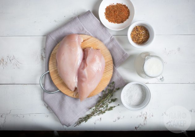 चिकन पट्टिका कैसे पकाने के लिए: सामग्री