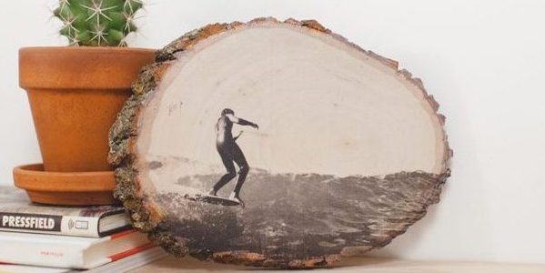 Wie man Geschenke am 23. Februar mit eigenen Händen macht: Ein Foto auf einem Baum