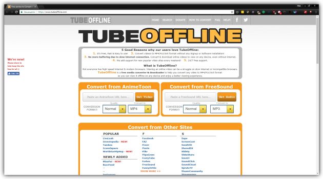Cómo descargar videos sin software: TubeOffline
