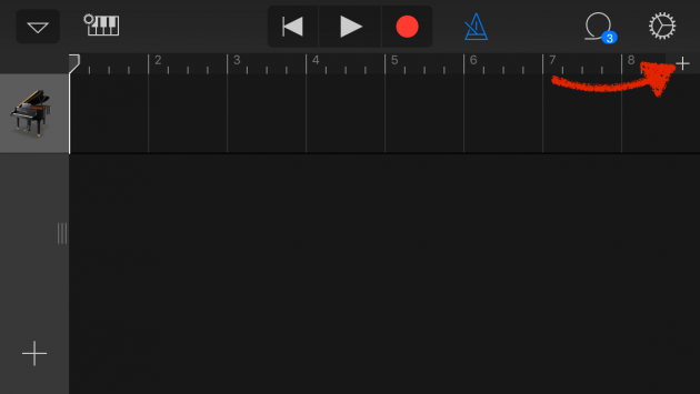 Как да създадете мелодия за iPhone: кликнете върху знака плюс в горния десен ъгъл