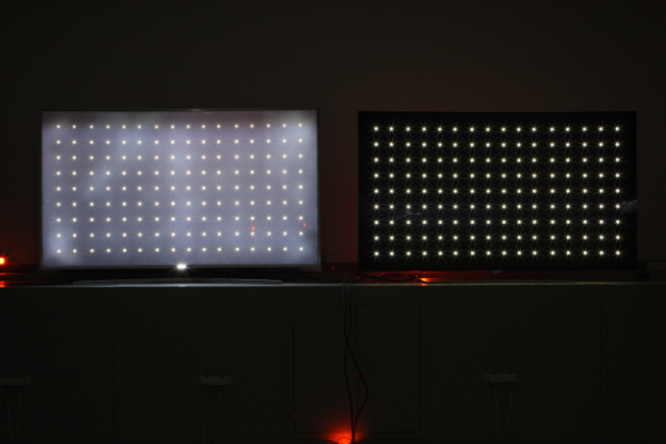 كيفية اختيار التلفزيون: على اليسار - LED ، على اليمين - AMOLED