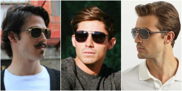 फैशनेबल पुरुषों के चश्मा-नेविगेटर