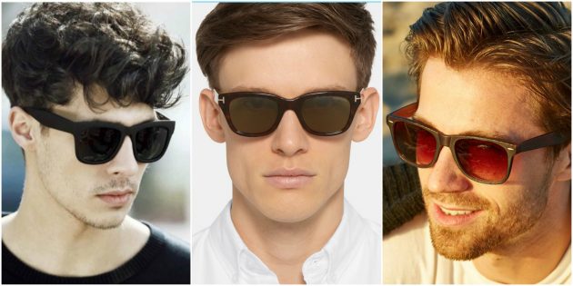 Modni muške naočale: naočale u obliku slova D