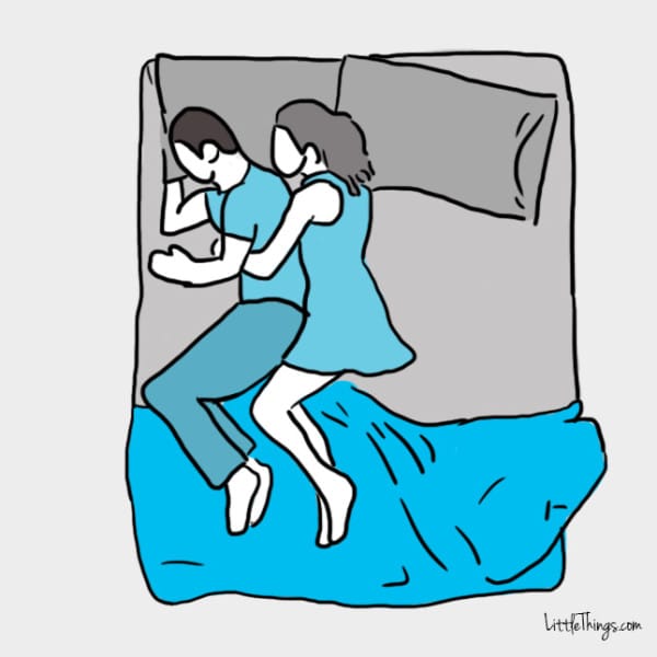Poses de sommeil: Wooing obsessionnel