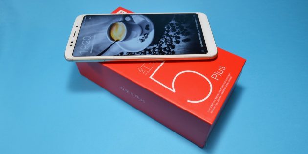 Xiaomi Redmi 5 Plus: appearance