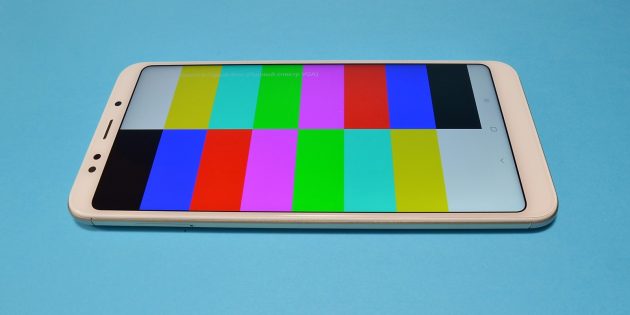 Xiaomi Redmi 5 Plus: цветово изображение