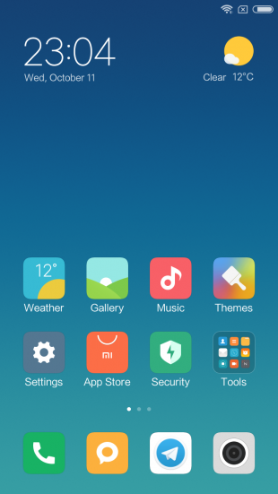Xiaomi Redmi Note 5a: concha