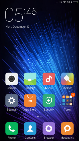 Xiaomi Redmi Pro: שולחן העבודה