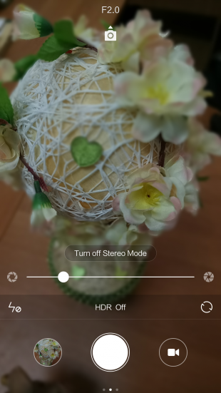 Xiaomi Redmi Pro: عمل الكاميرا