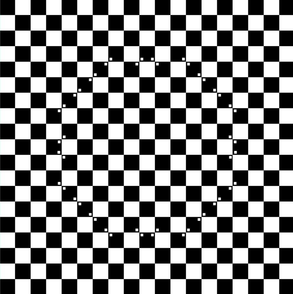 Оптични илюзии. Шахматно поле