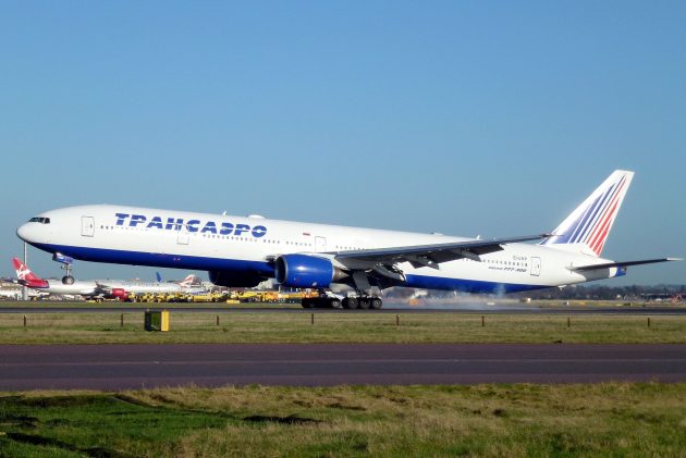 Transaero的波音777-300