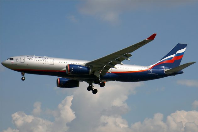 Aeroflot Airlines的空中客车A330-200