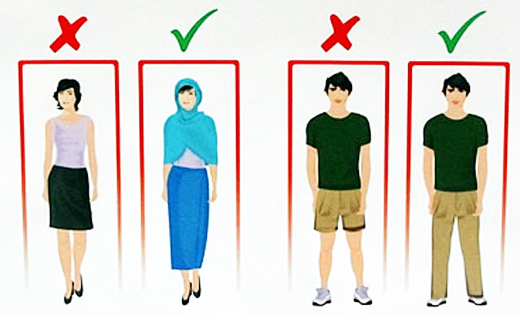 How to dress in a mosque