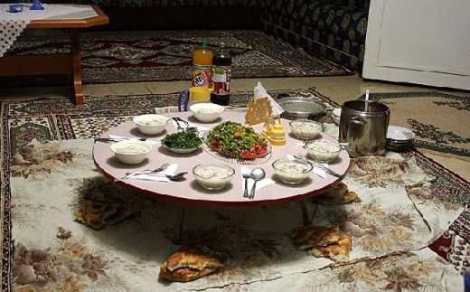 Traditional Turkish table