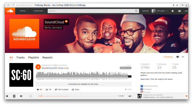 SoundCloud main