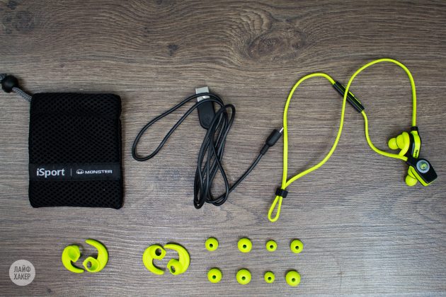 Monster iSport Super Slim: Package Contents